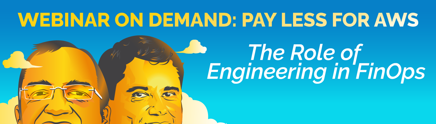 CloudFix Finops Webinar Header with Rahul Subramanian and Miguel Bracchini